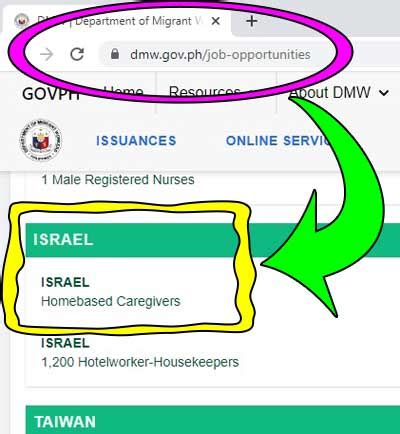 www.poea.gov.ph job hiring caregiver in israel|Israel Caregiver Jobs for Filipinos, Apply Directly to POEA/DMW!.